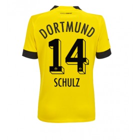Damen Fußballbekleidung Borussia Dortmund Nico Schulz #14 Heimtrikot 2022-23 Kurzarm
